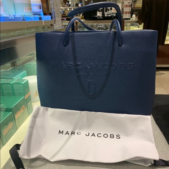 NEW!! Marc Jacobs Logo Shopper Tote Bag - Picture 3 of 7